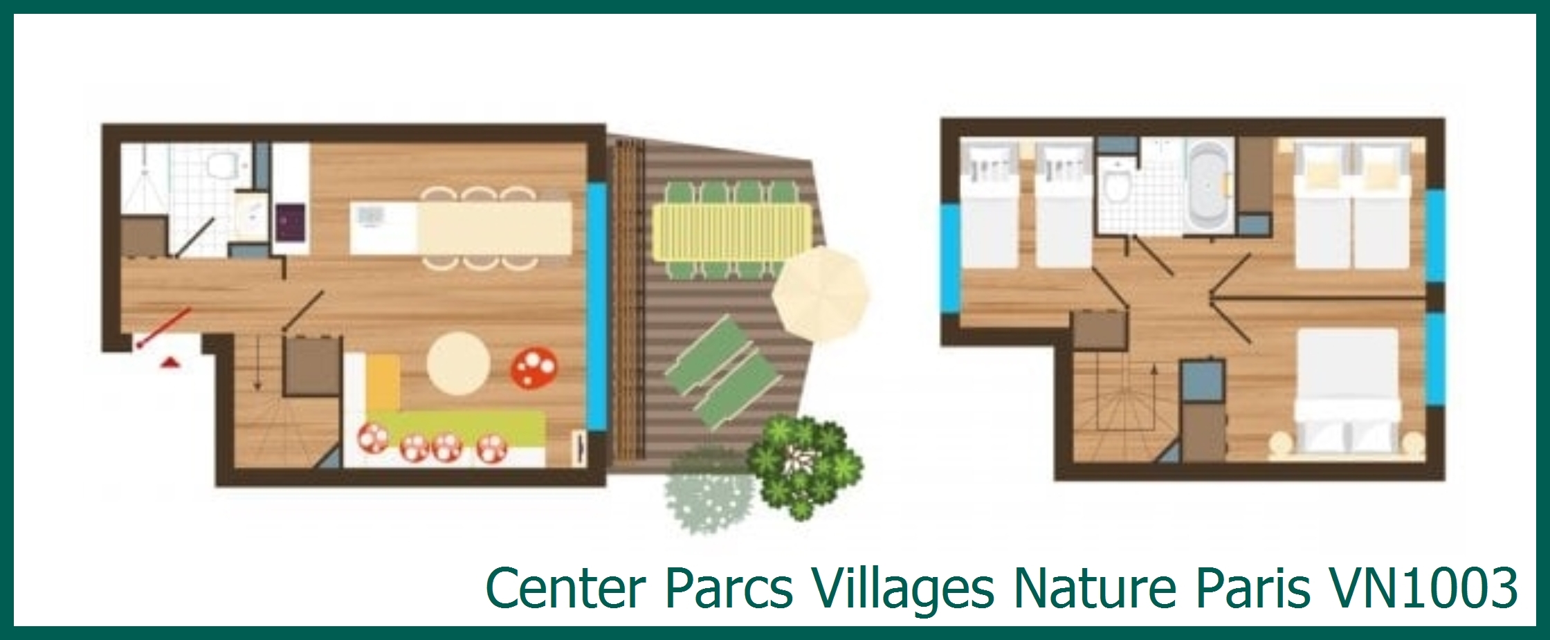 Ferienhaus VN1003 in Villages Nature Paris