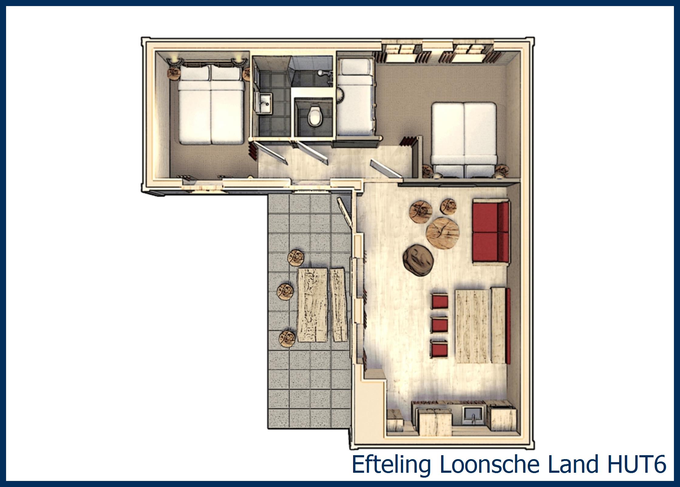 Ferienhaus 6 Personen HUT6 in Loonsche Land