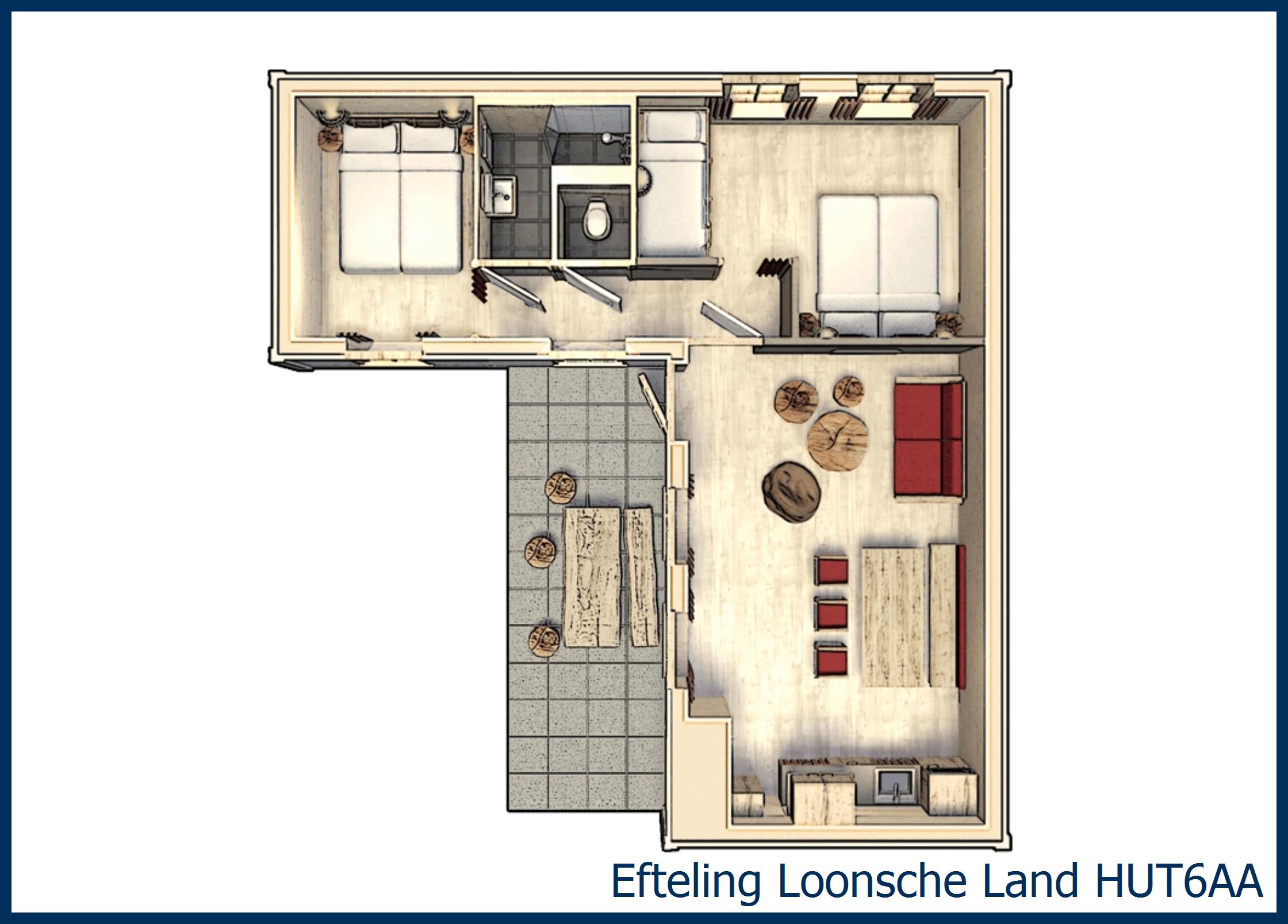Allergikergeeignete Ferienhaus 6 Personen HUT6AA in Loonsche Land