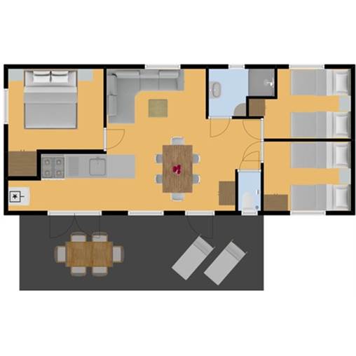 Kindermobilheim Mobilheim Chambon - 6BDV+3XL in Belledonne