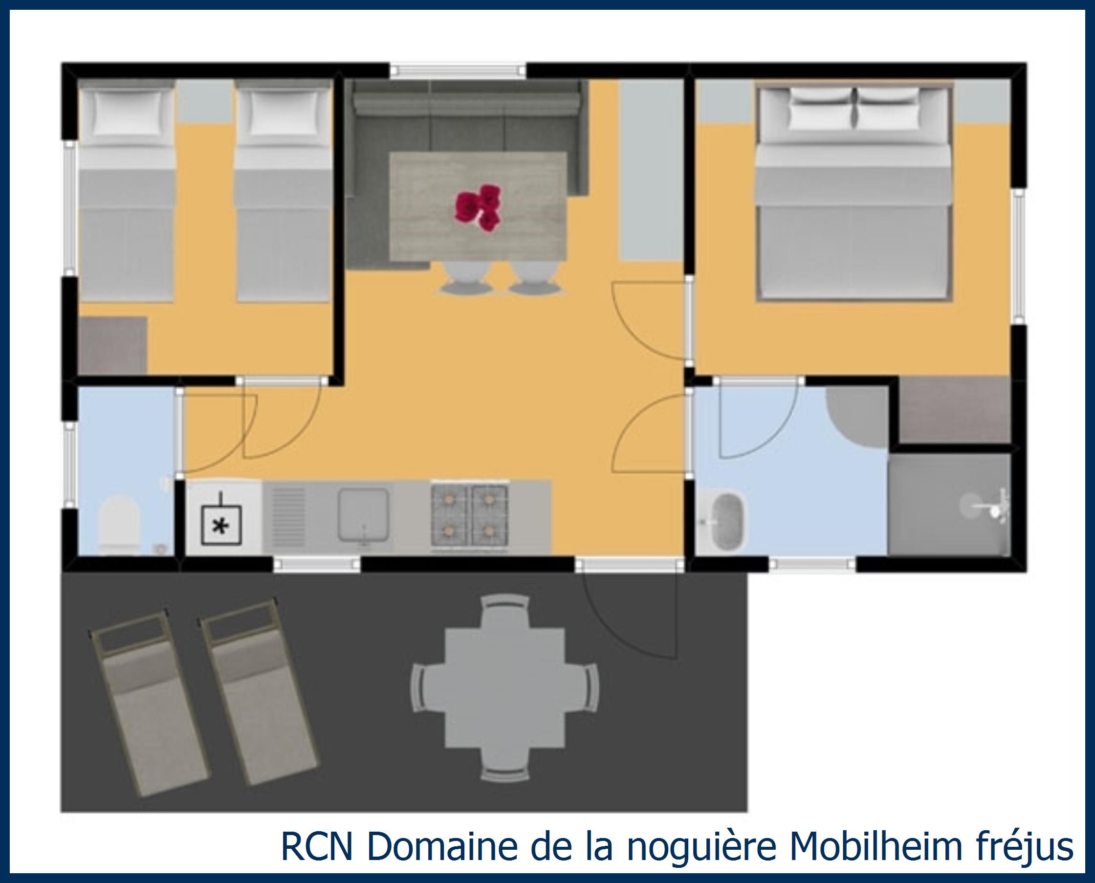 Kindermobilheim Mobilheim fréjus in Domaine de la Noguière