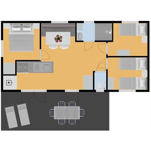Kindermobilheim Mobilheim Monaco - 6LTV+ in Domaine de la Noguière