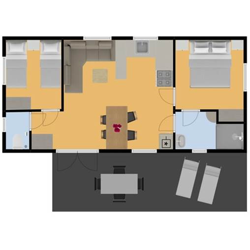 Kindermobilheim Mobilheim Origan - 4LCXL in Les Collines de Castellane