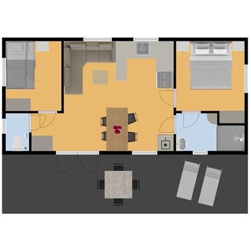 Kindermobilheim Mobilheim Beynac - 6LMV+ in Le Moulin de la Pique