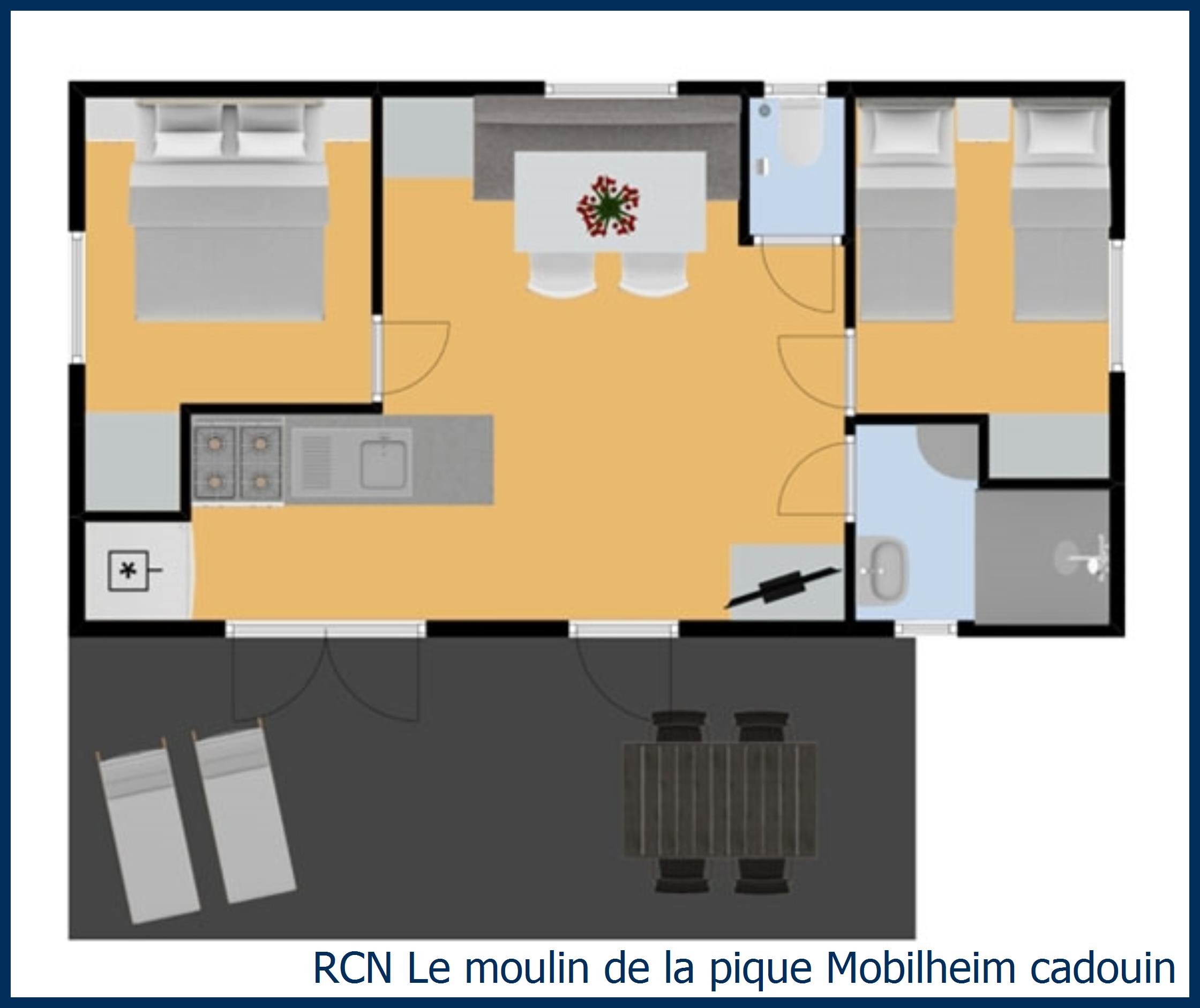 Kindermobilheim Mobilheim Cadouin in Le Moulin de la Pique