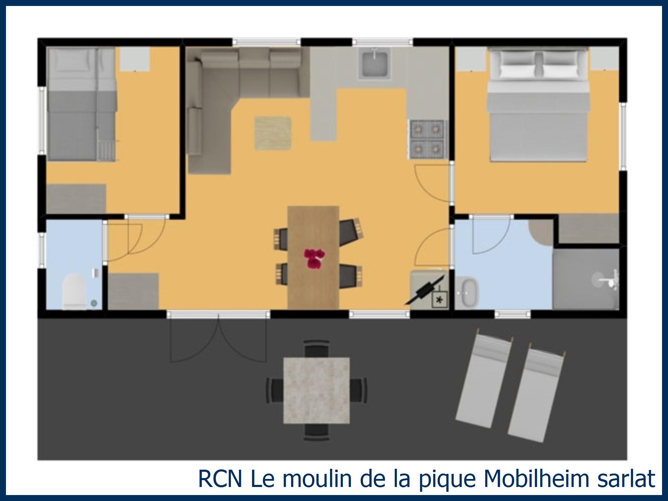 Kindermobilheim Mobilheim sarlat in Le Moulin de la Pique