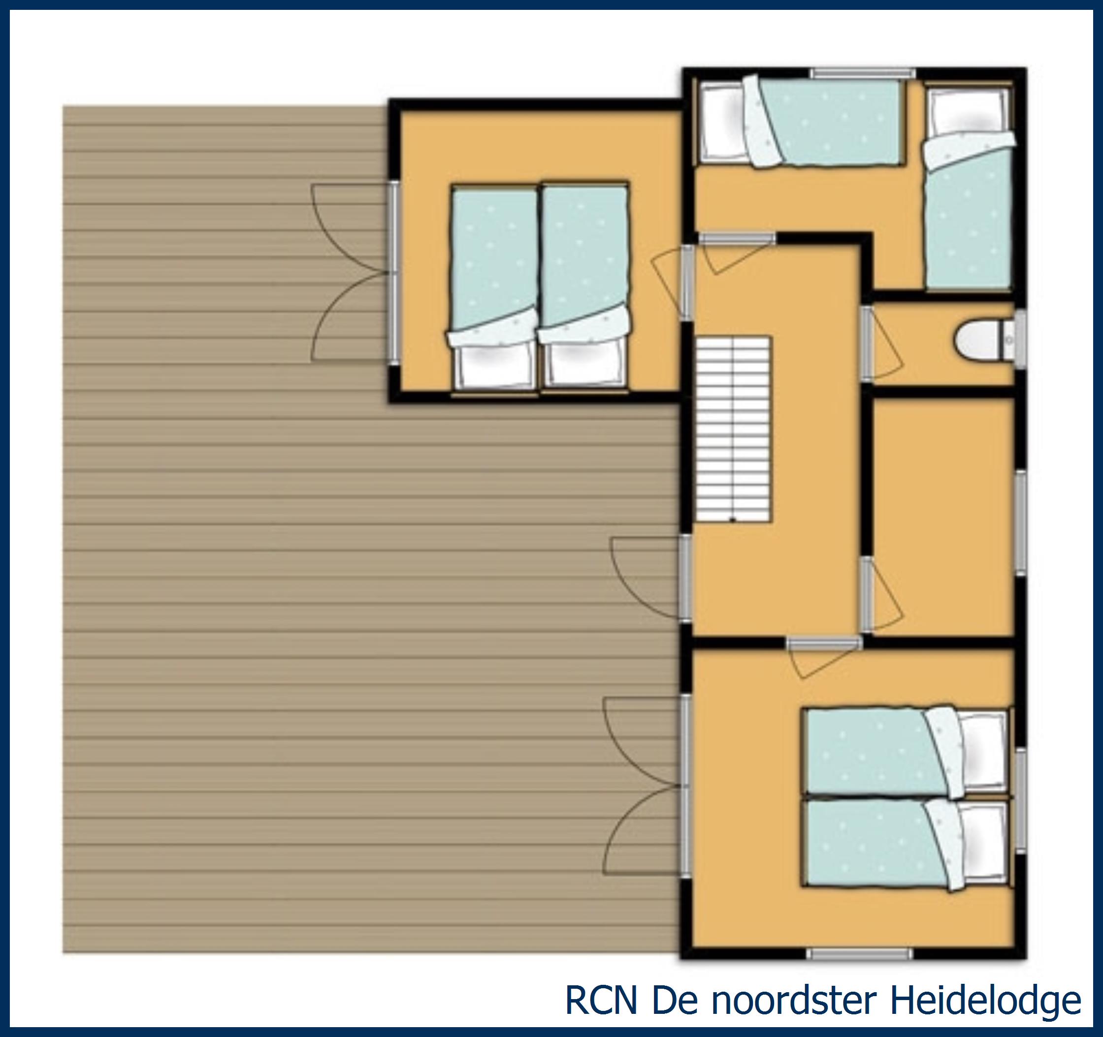 Blockhütte Heidelodge in De Noordster