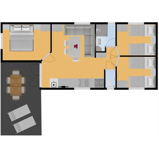 Kindermobilheim Mobilheim Homard - 6PEV++ in Port l'Epine