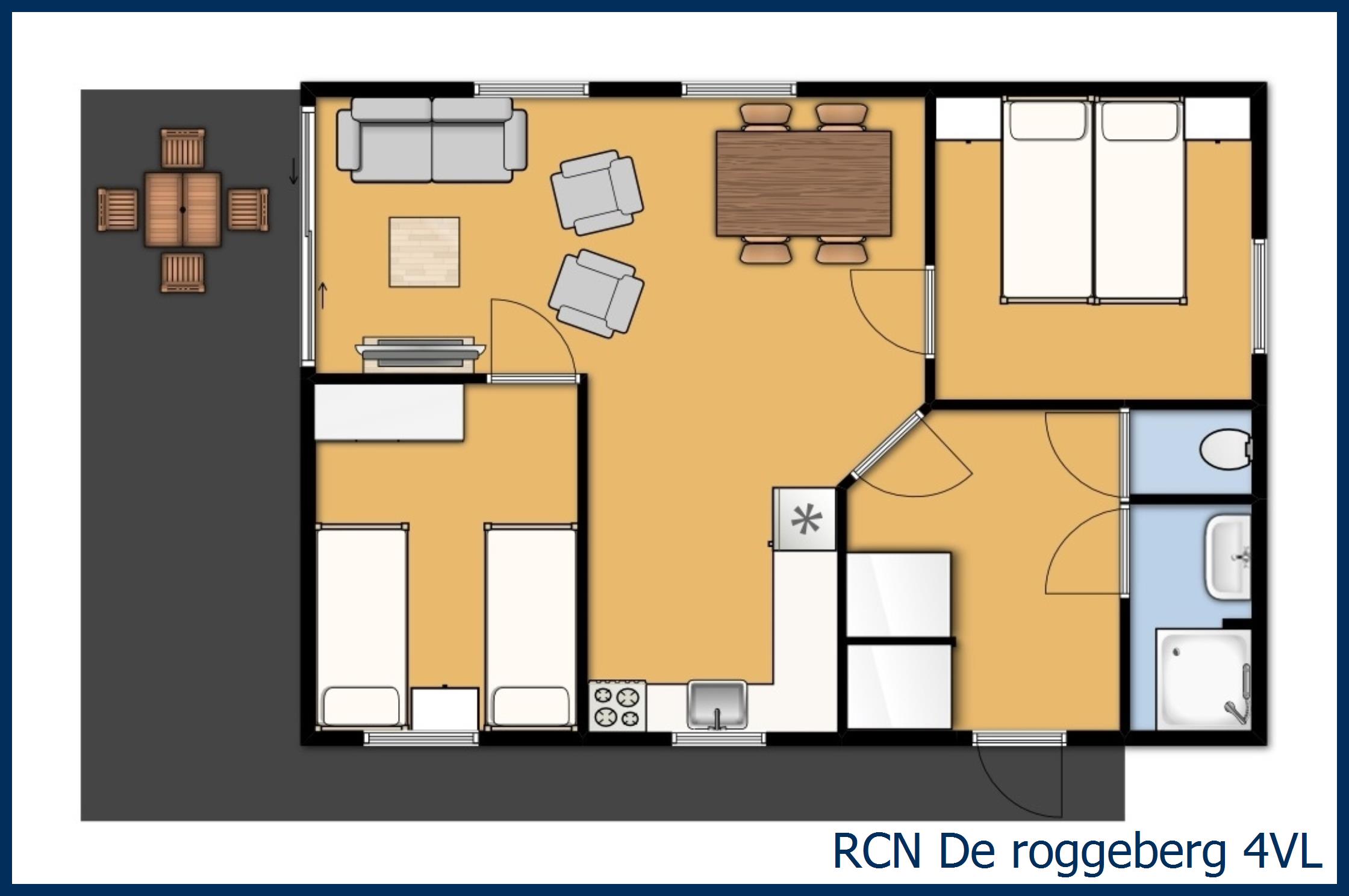 Bungalow het beekdal 4VL in De Roggeberg