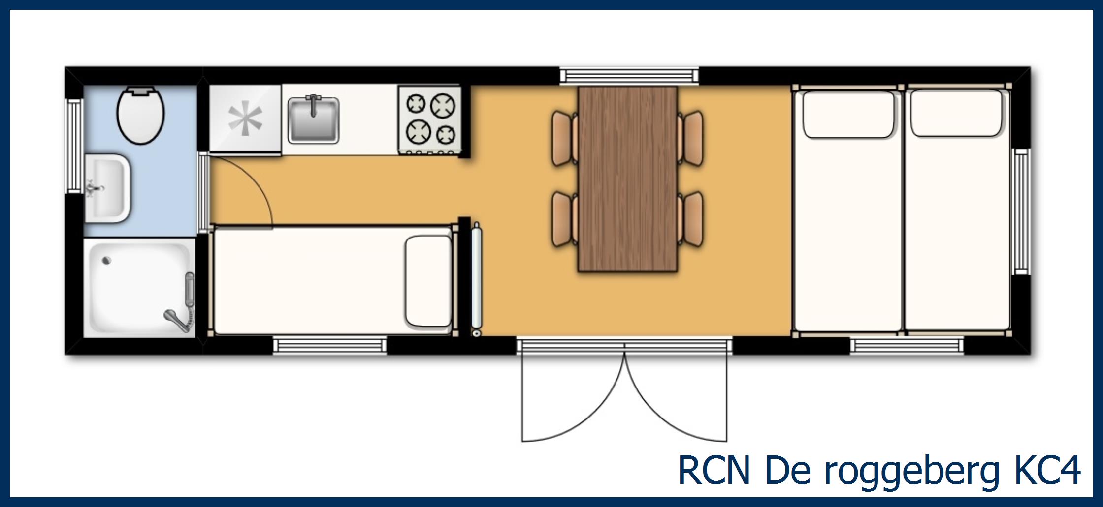 Camping-chalet de klapekster KC4 in De Roggeberg