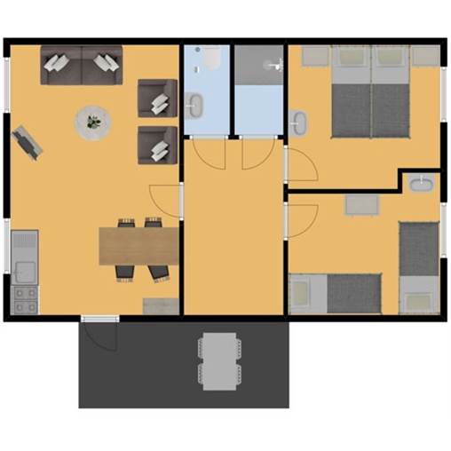 Apartment toppershoedje B4 in Toppershoedje