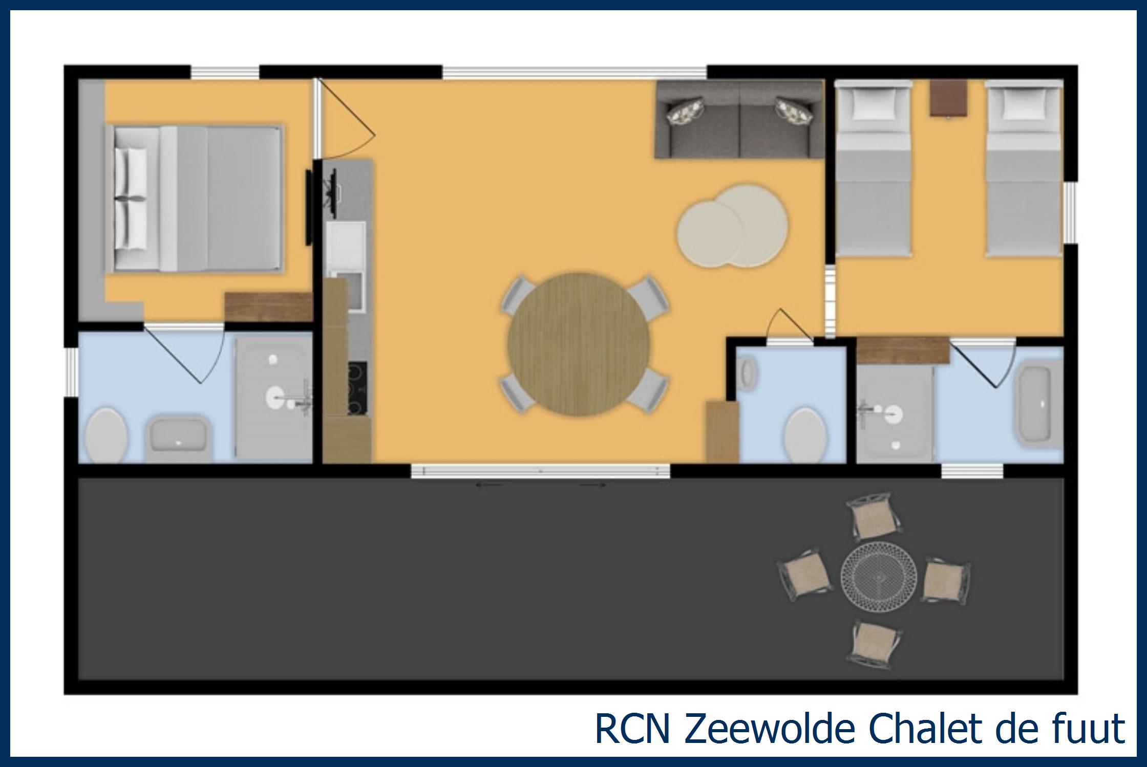 Blockhütte de fuut in Zeewolde