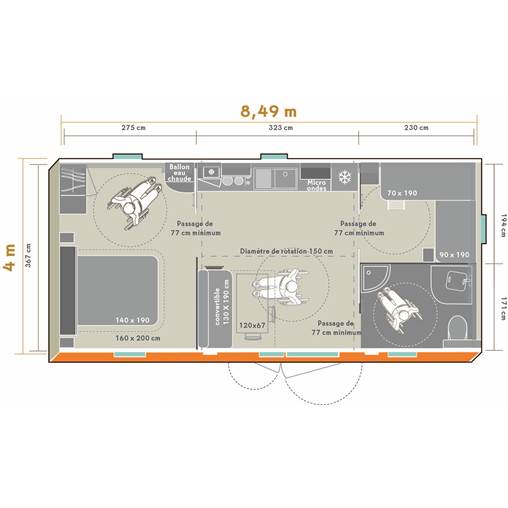 Blockhütte de zwaan in Zeewolde