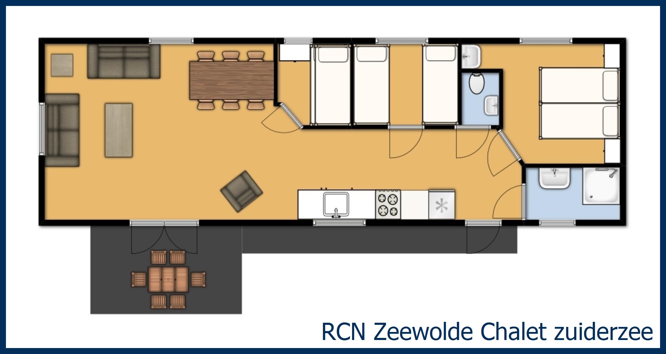 Blockhütte zuiderzee in Zeewolde