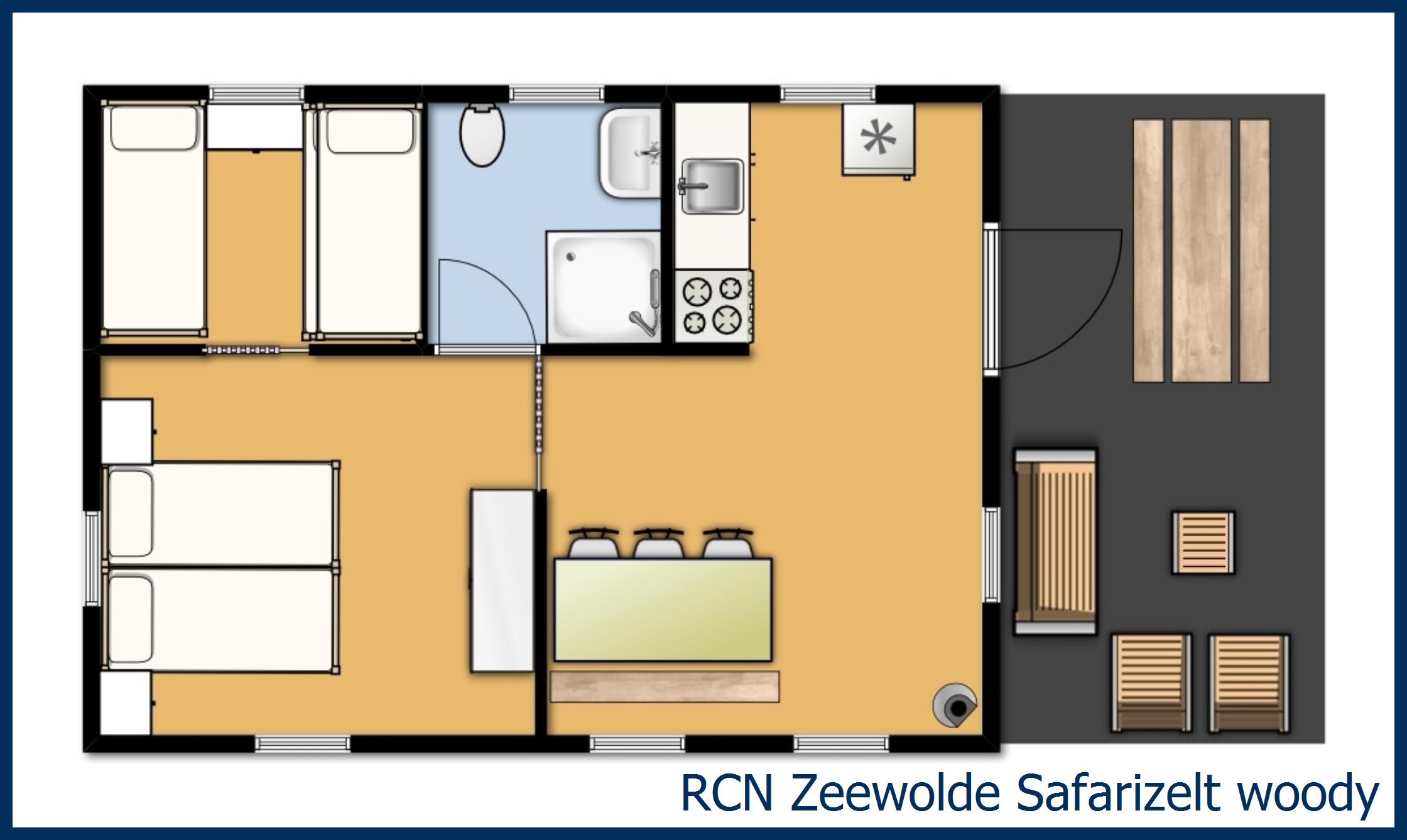  Safarizelt Woody in Zeewolde