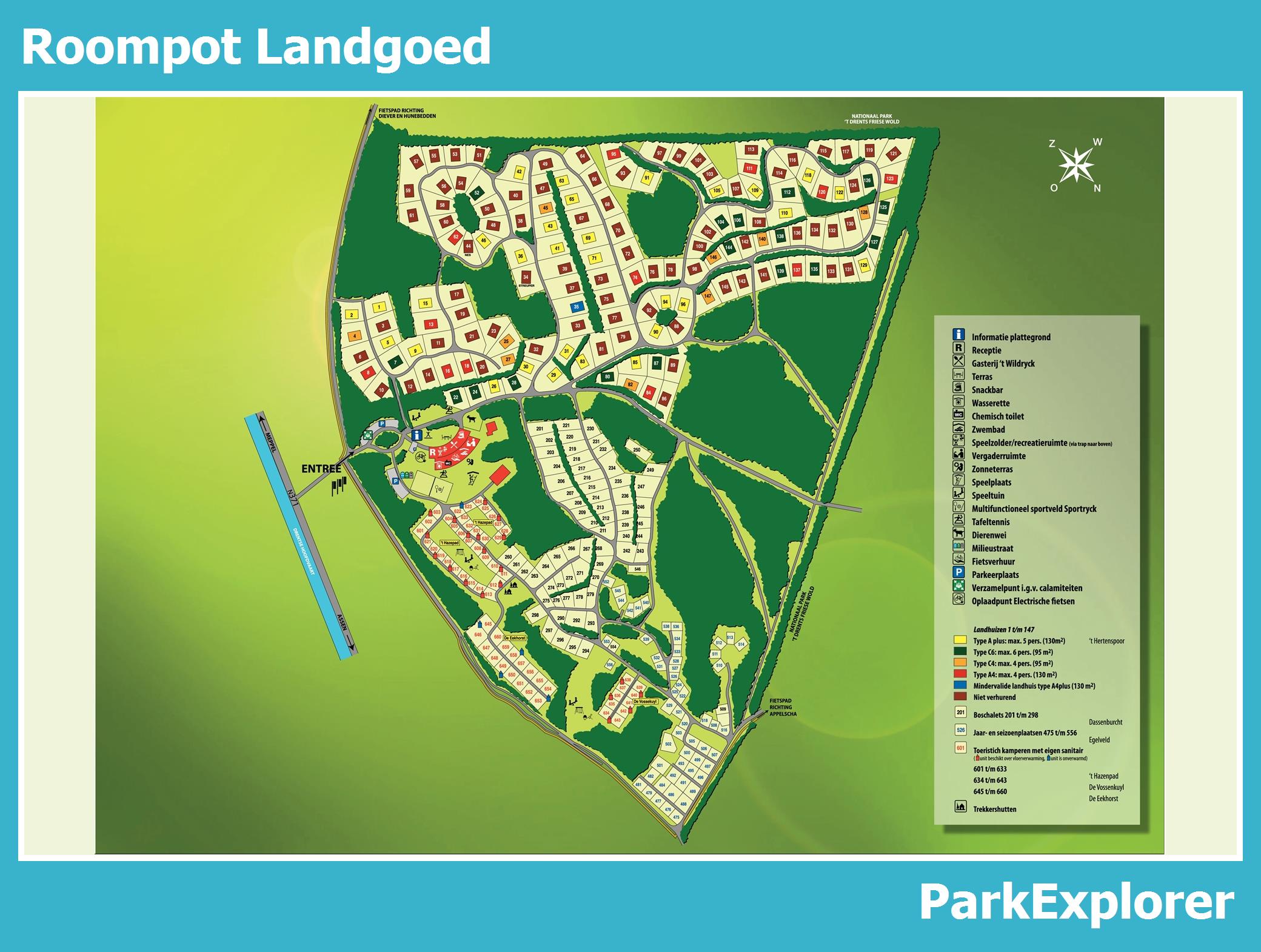 Karte und Lageplan 't Wildryck