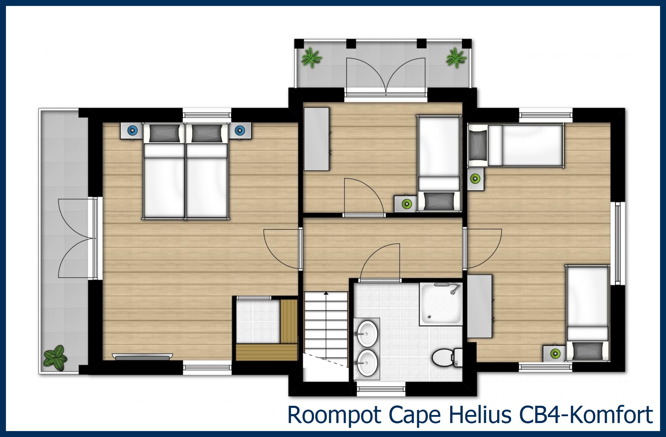 Bungalow CB4-Komfort in Cape Helius