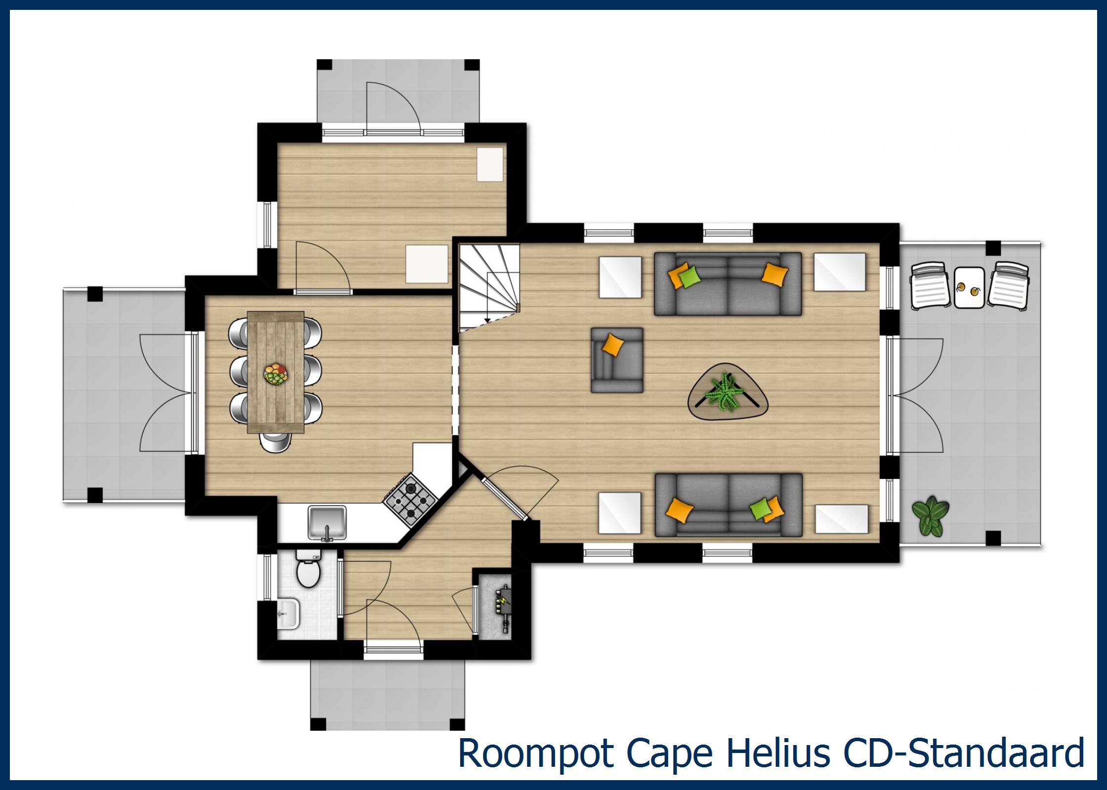 Bungalow CD-Standaard in Cape Helius