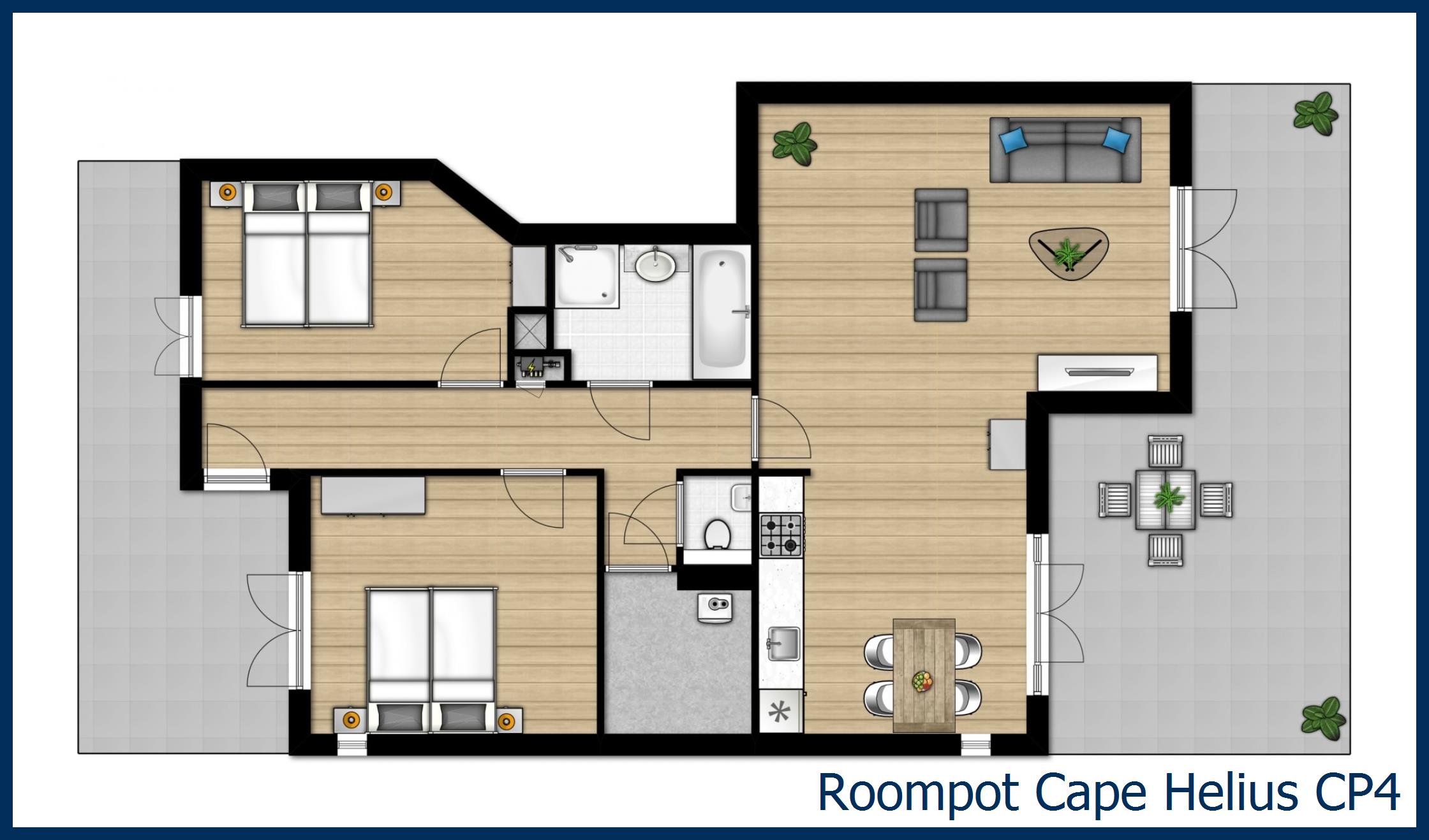 Appartement CP4 in Cape Helius