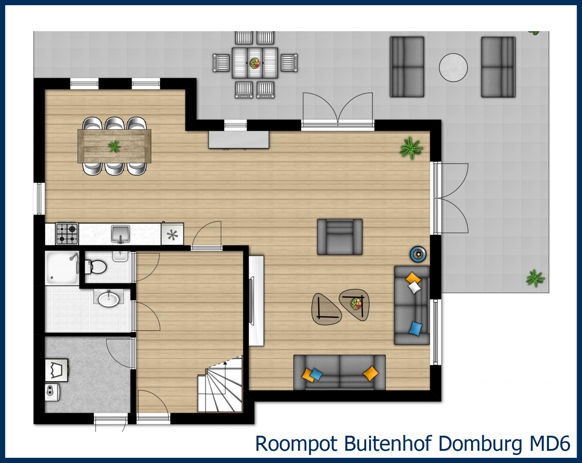 Bungalow MD6 in Buitenhof Domburg