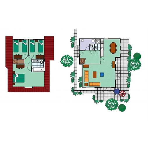 Bungalow HH6-Komfort in Noordzee Résidence De Banjaard