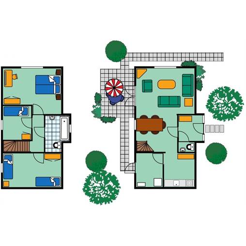 Bungalow MU-Komfort in Noordzee Résidence De Banjaard