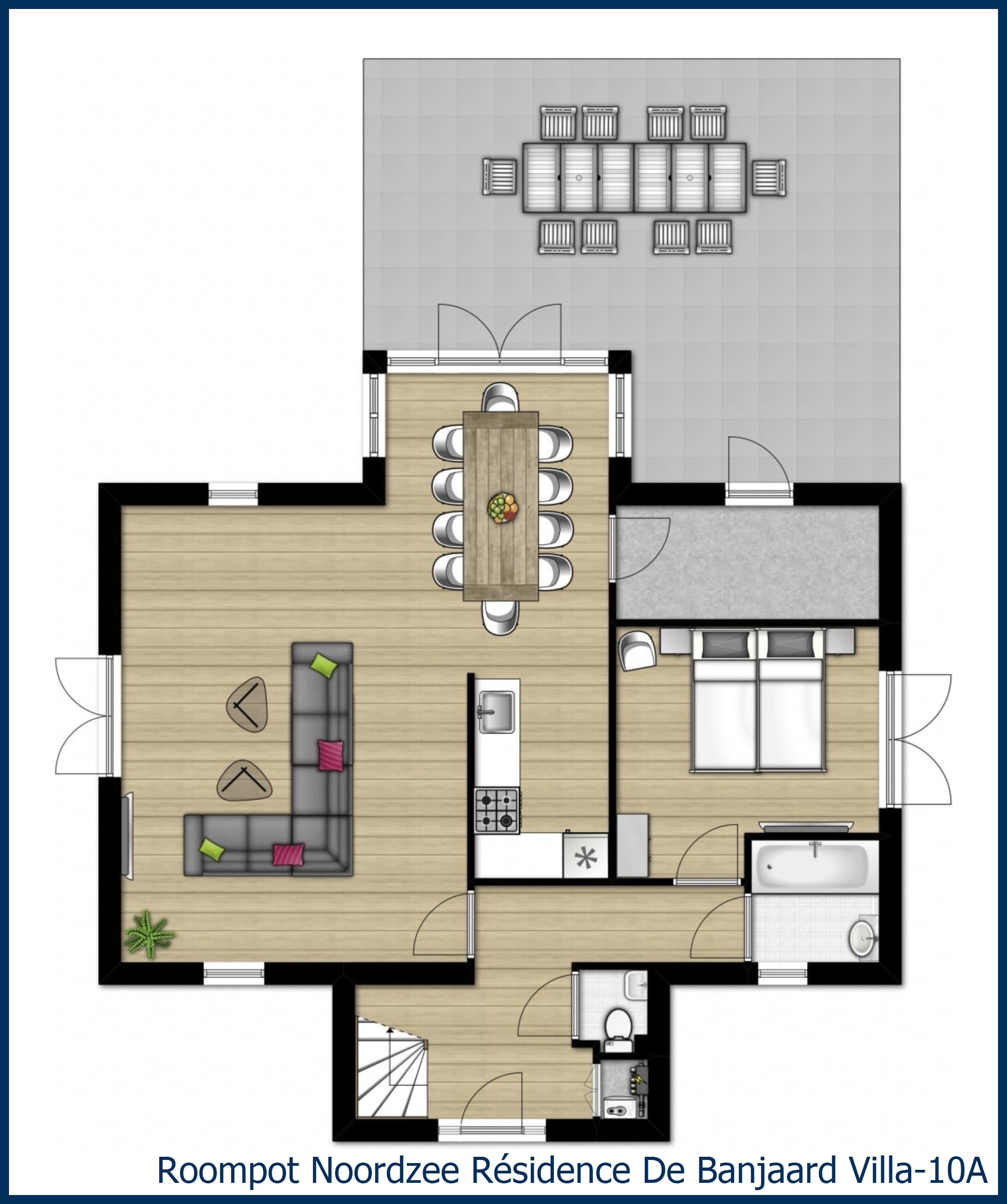 Villa Villa-10A in Noordzee Résidence De Banjaard