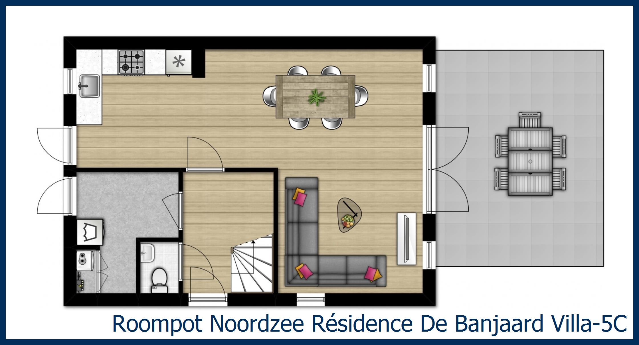 Villa Villa-5C in Noordzee Résidence De Banjaard