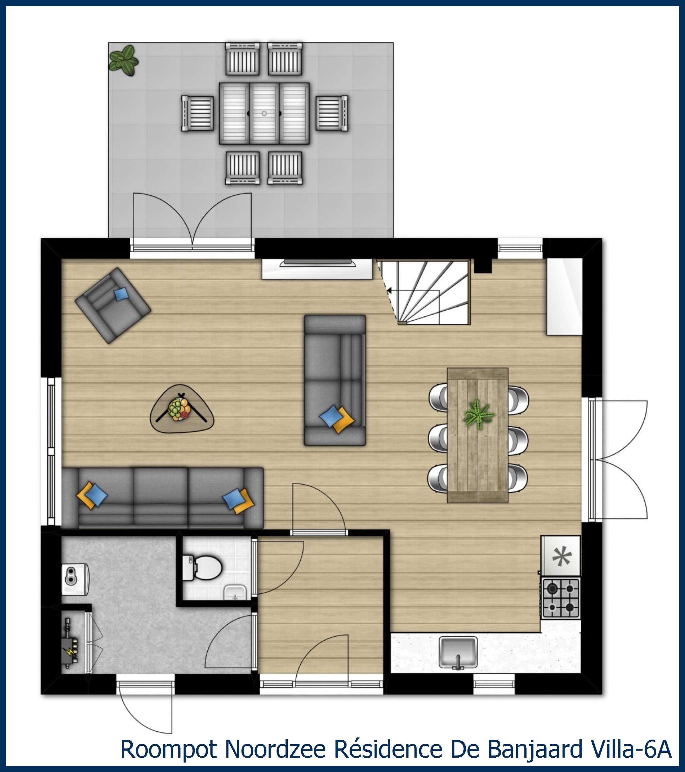 Villa Villa-6A in Noordzee Résidence De Banjaard