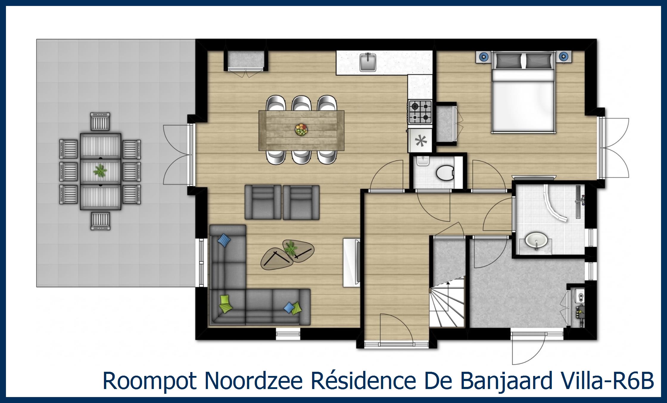 Villa Villa-R6B in Noordzee Résidence De Banjaard