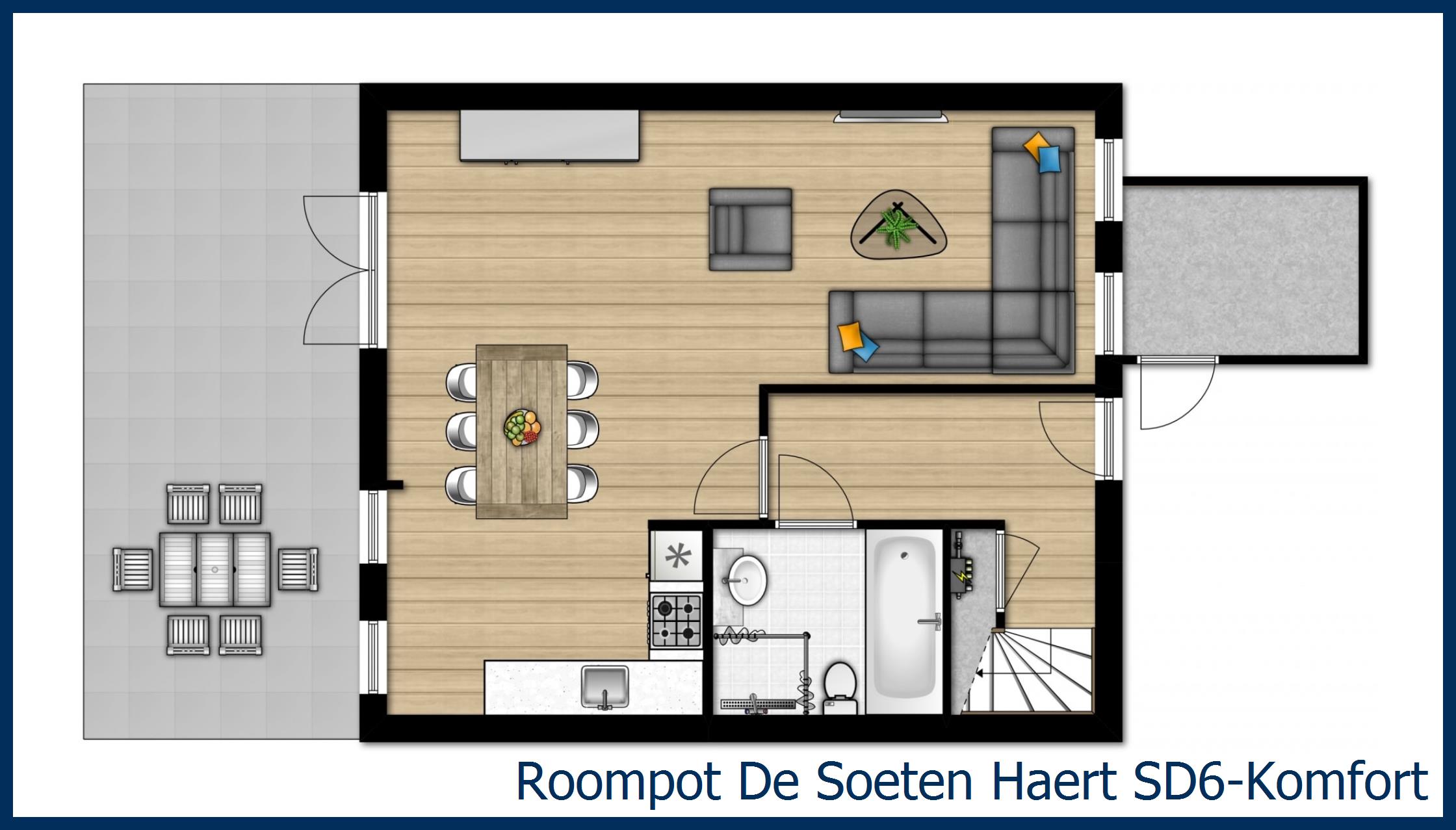 Bungalow SD6-Komfort in De Soeten Haert