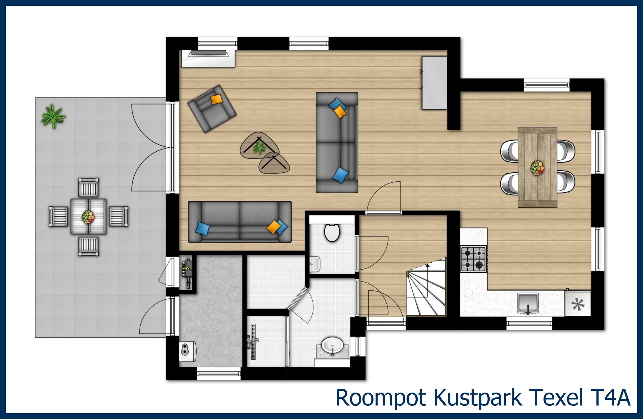 Bungalow T4A in Kustpark Texel