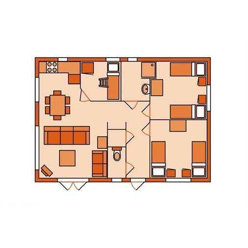 Chalet EM6 in Kustpark Egmond aan Zee