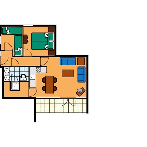 Bungalow KV4 in Klein Vink