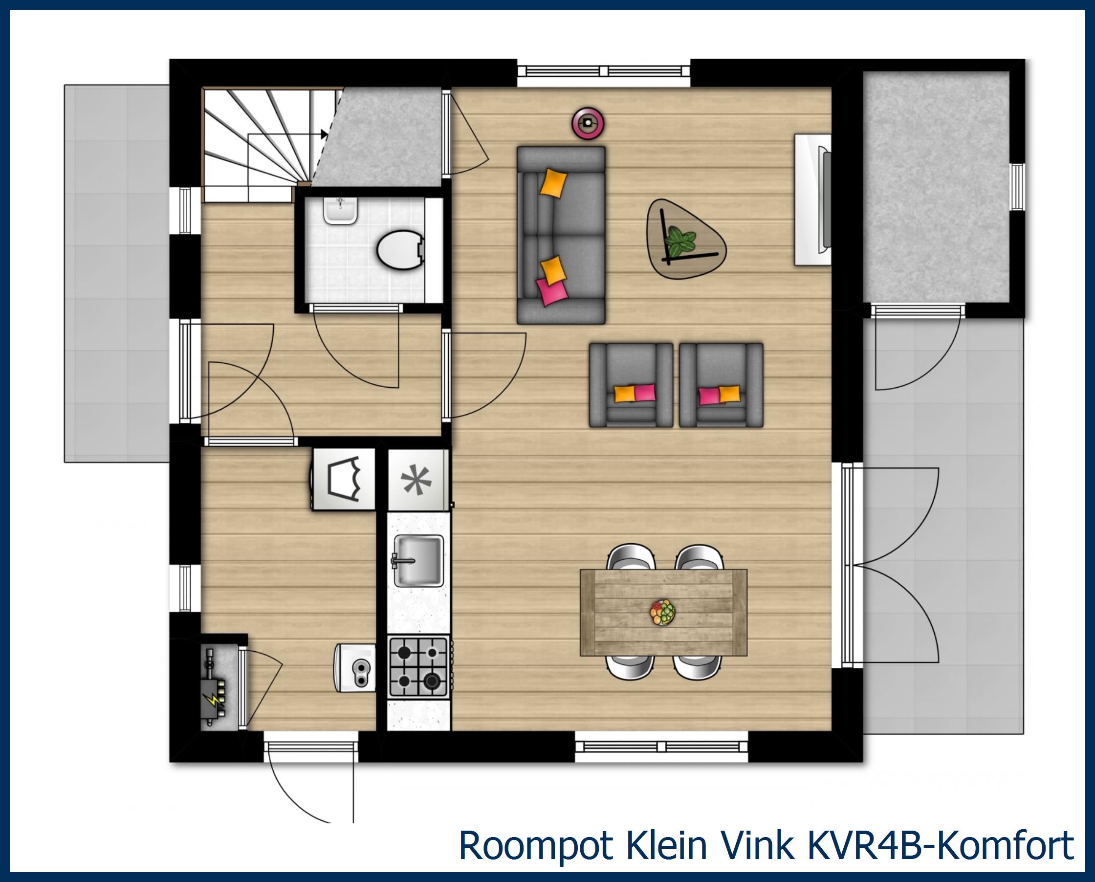 Villa KVR4B-Komfort in Klein Vink