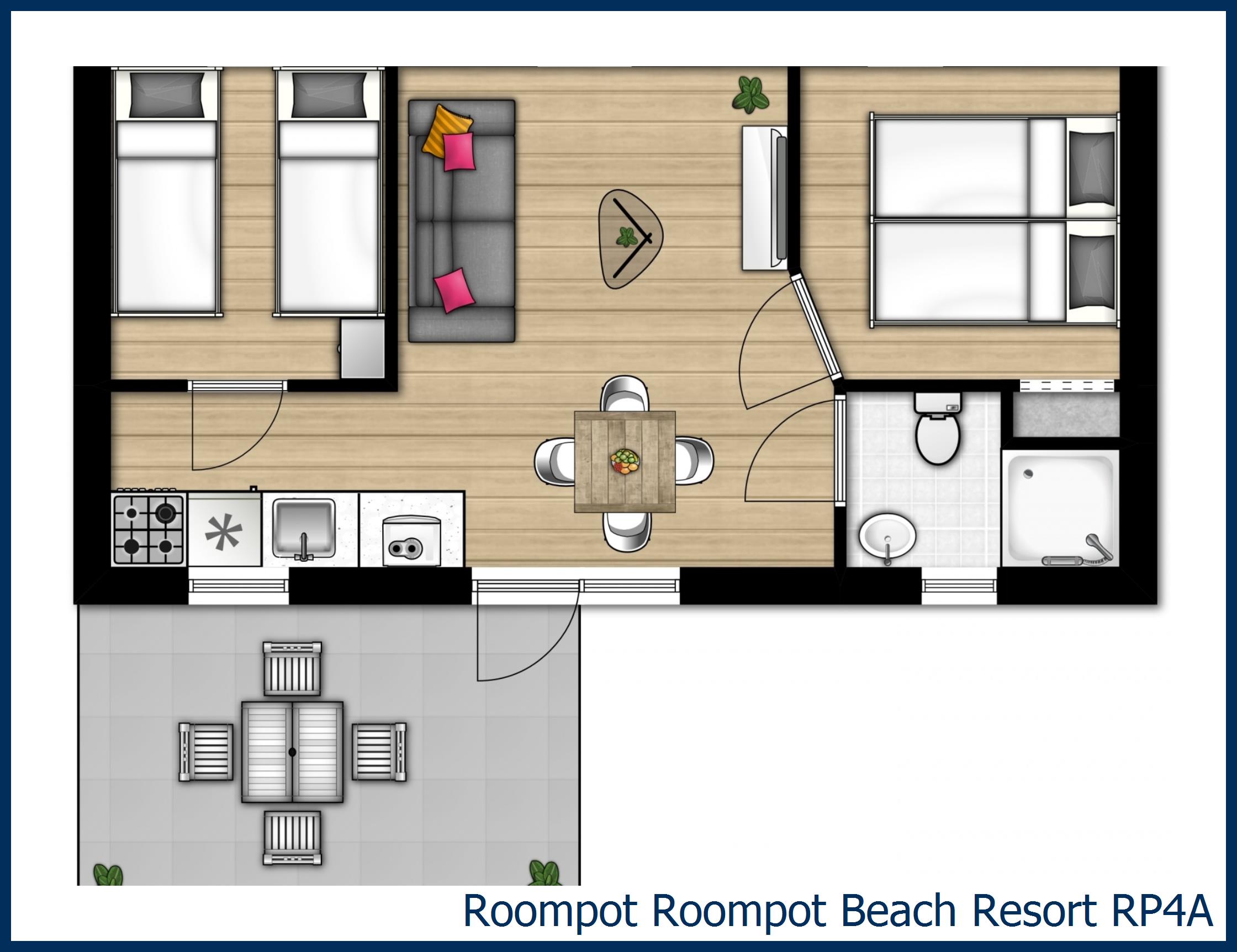 Chalet RP4A in Beach Resort