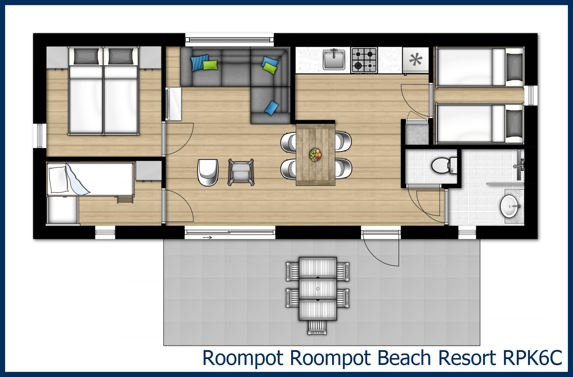 Chalet RPK6C in Beach Resort