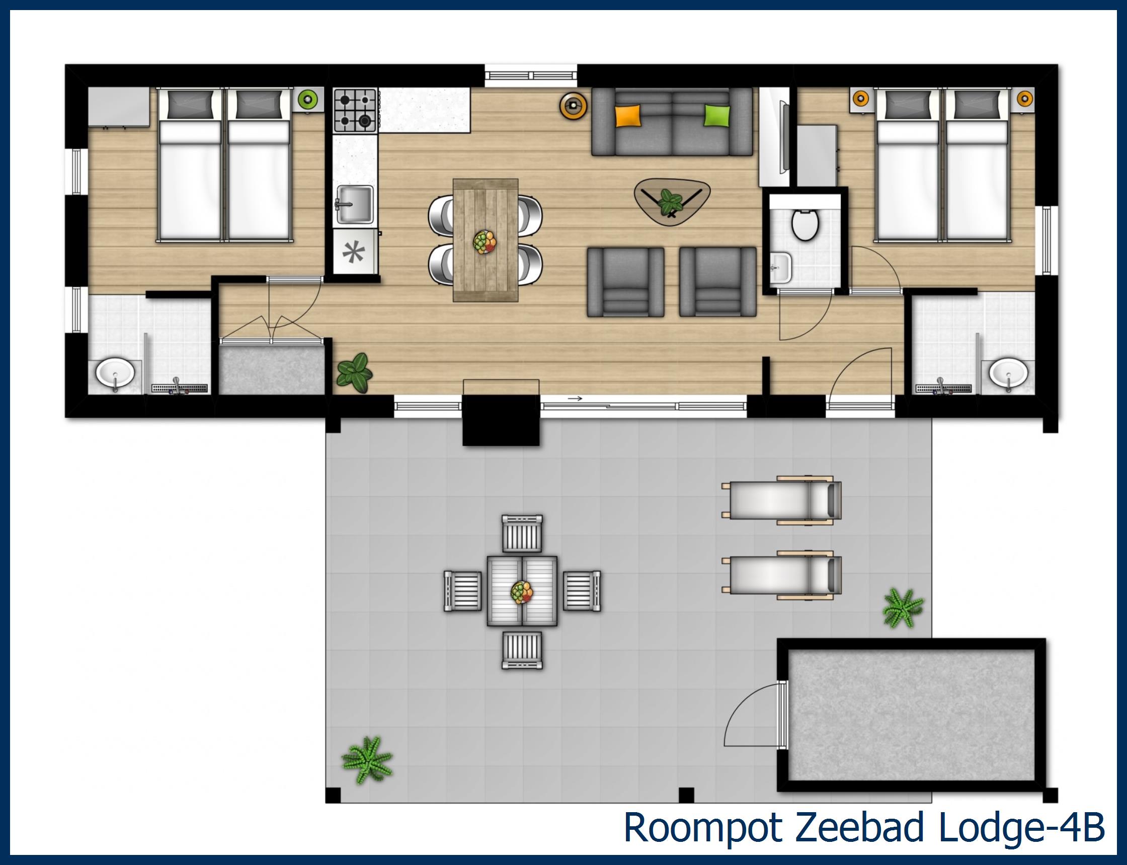 Lodge Lodge-4B in Zeebad