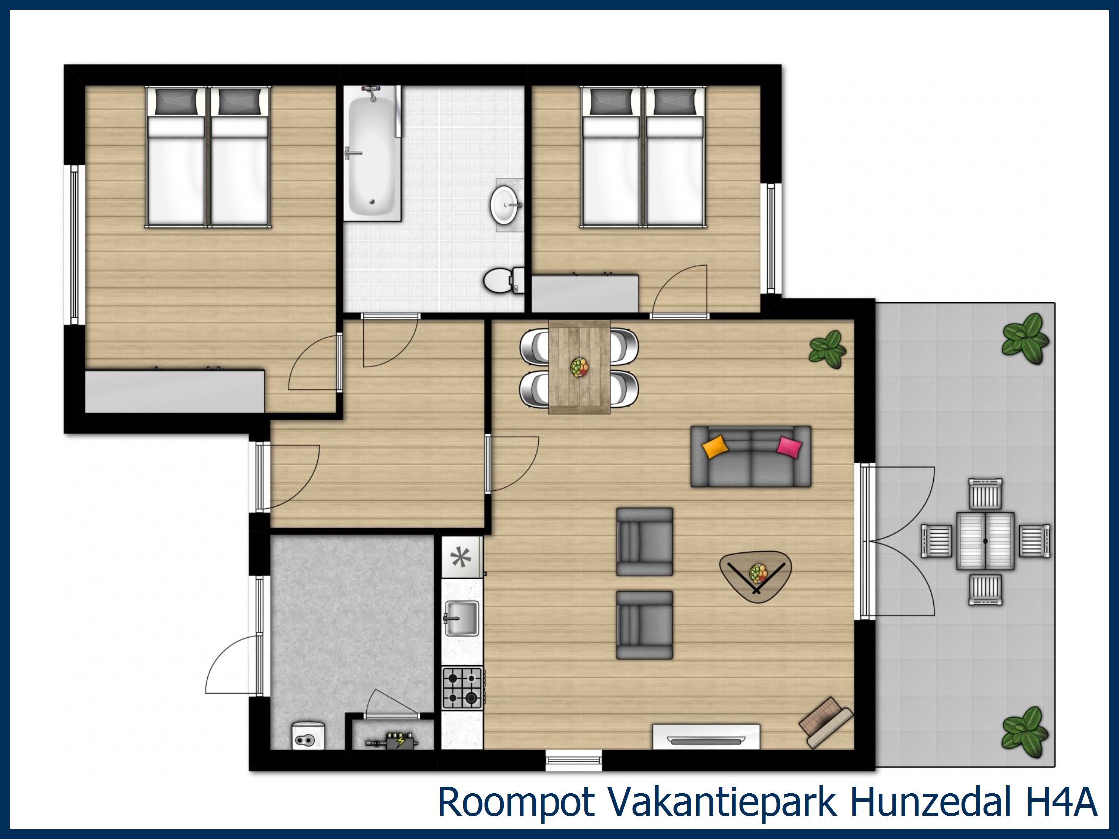 Bungalow H4A in Hunzedal