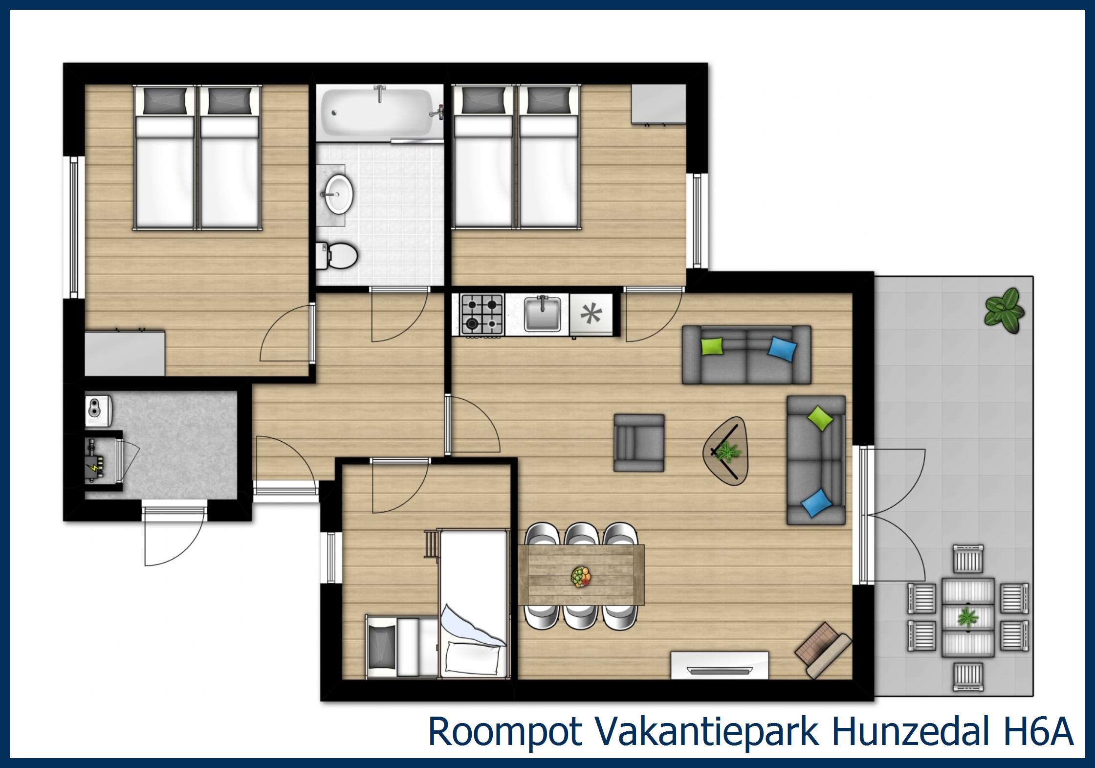 Bungalow H6A in Hunzedal