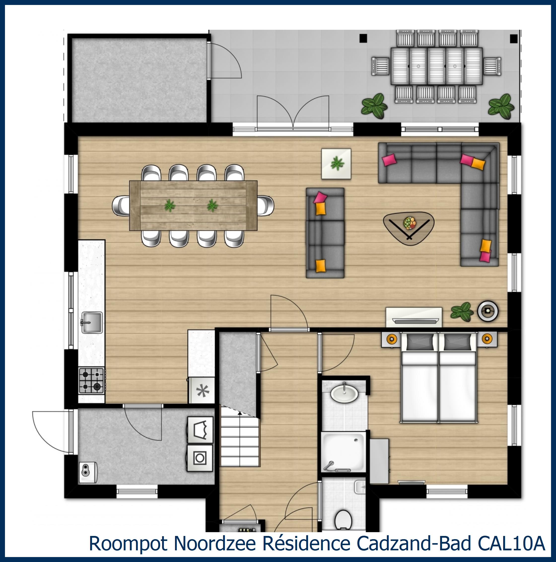 Villa CAL10A in Noordzee Résidence Cadzand-Bad