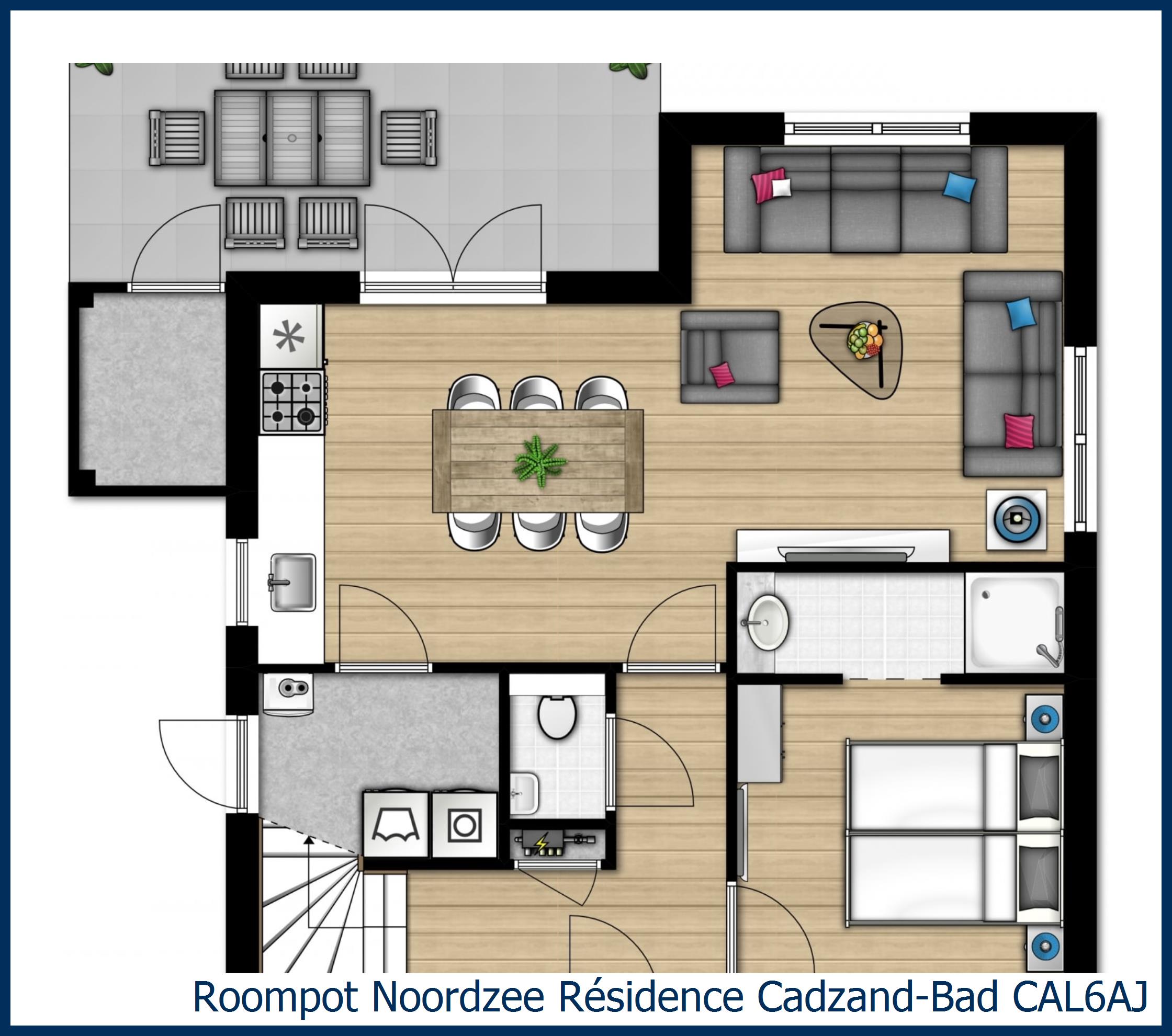 Villa CAL6AJ in Noordzee Résidence Cadzand-Bad