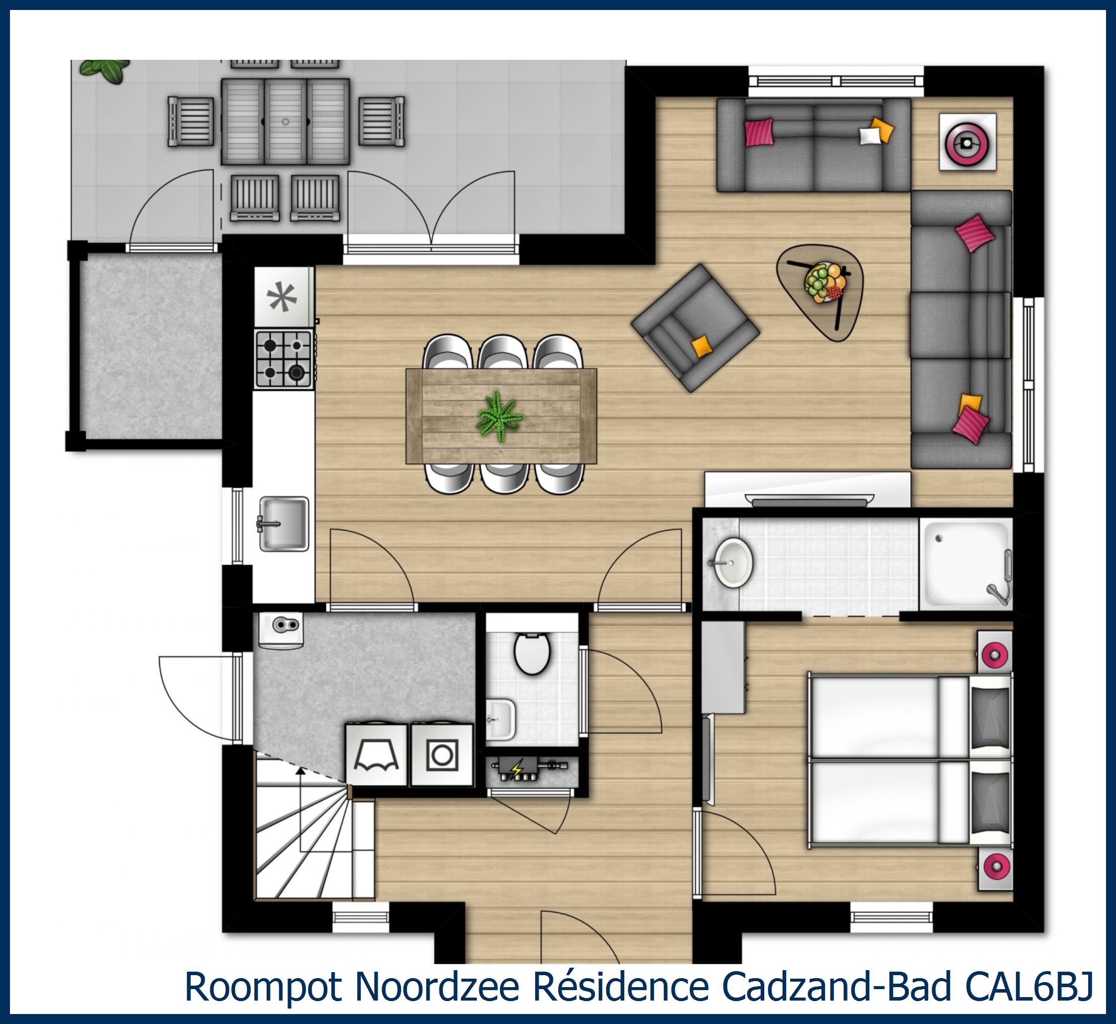 Villa CAL6BJ in Noordzee Résidence Cadzand-Bad