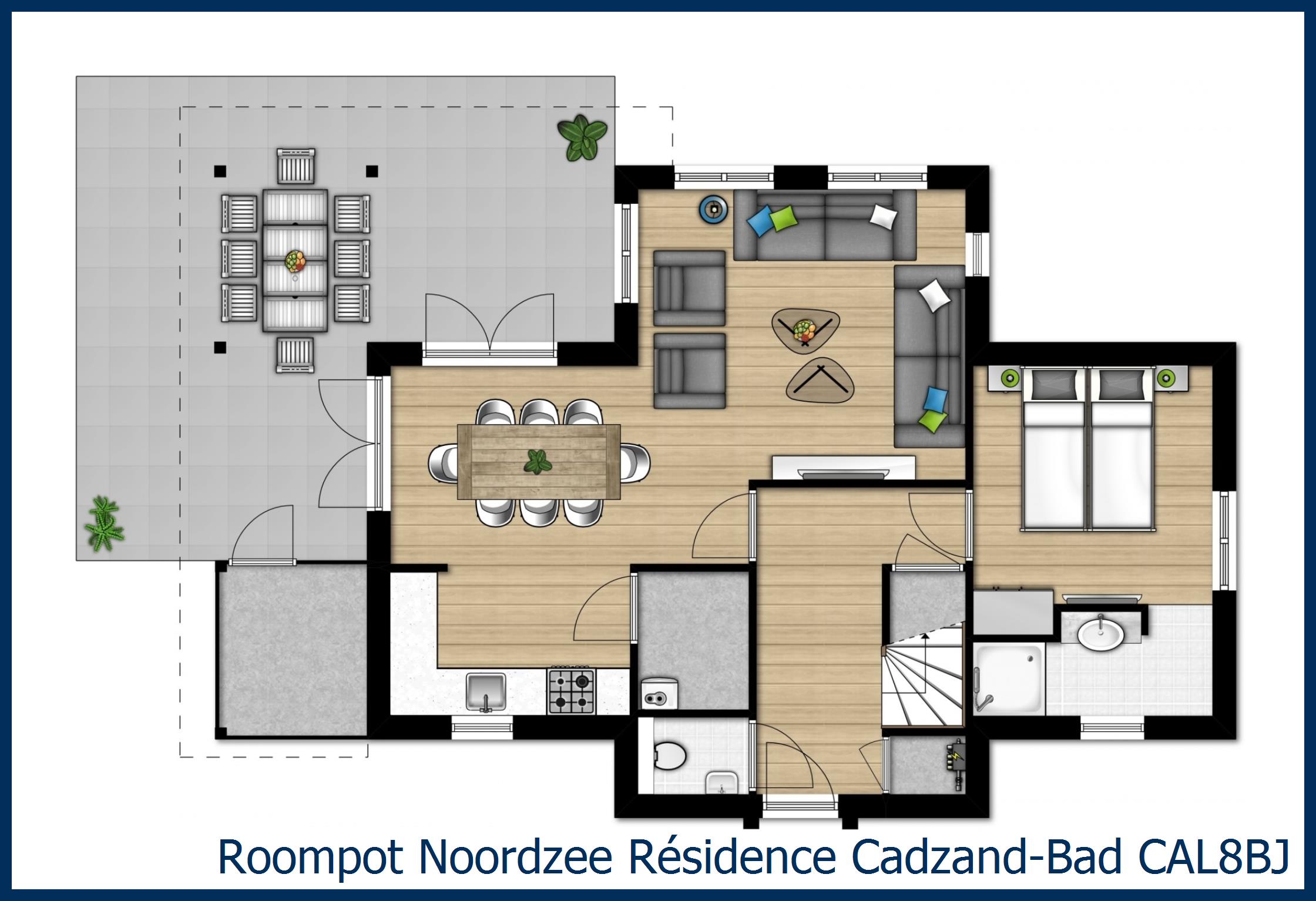 Villa CAL8BJ in Noordzee Résidence Cadzand-Bad