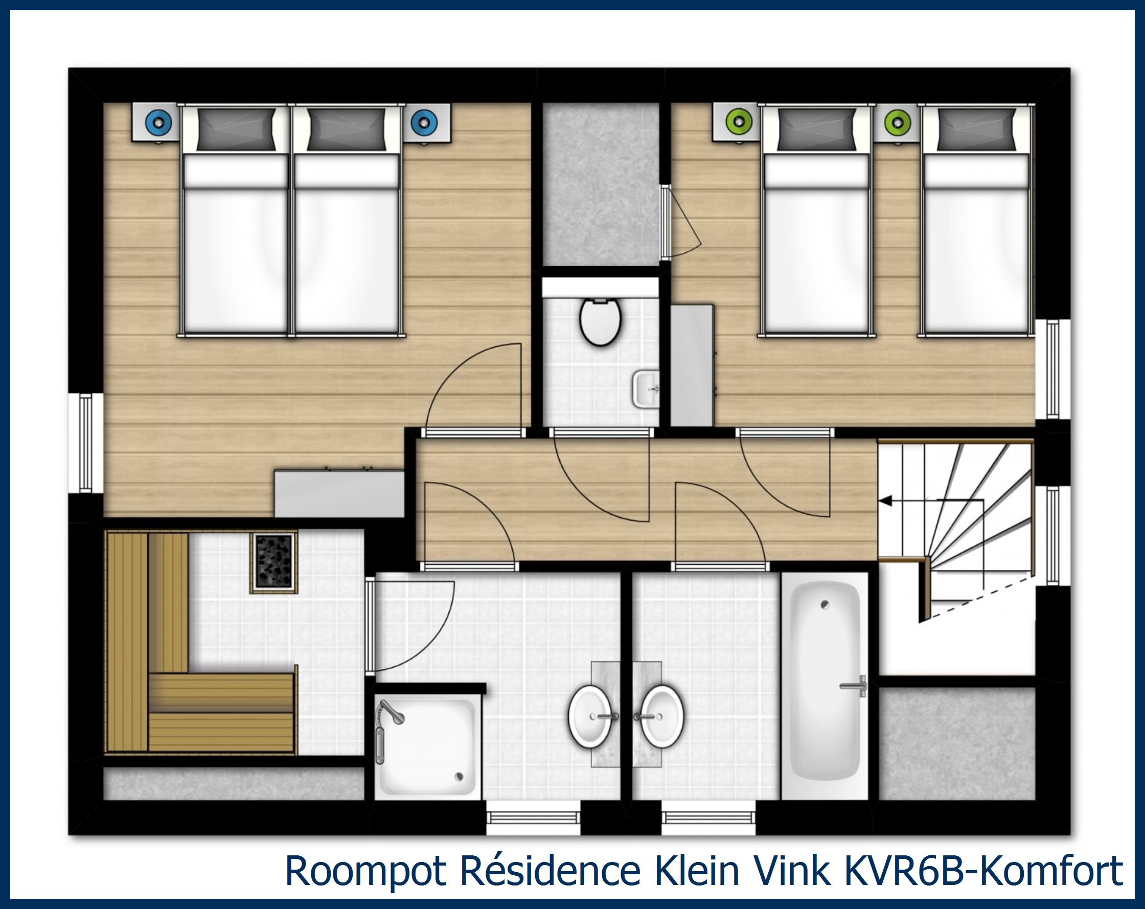 Villa KVR6B-Komfort in Résidence Klein Vink