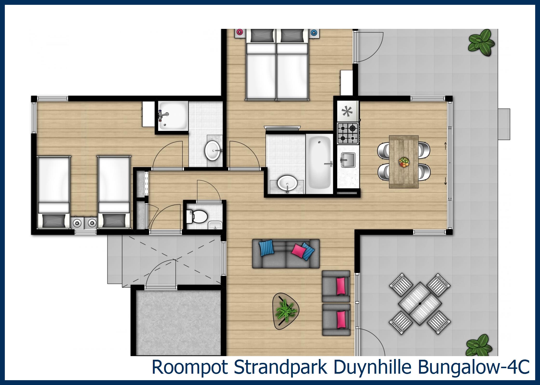 Bungalow 4C in Strandpark Duynhille