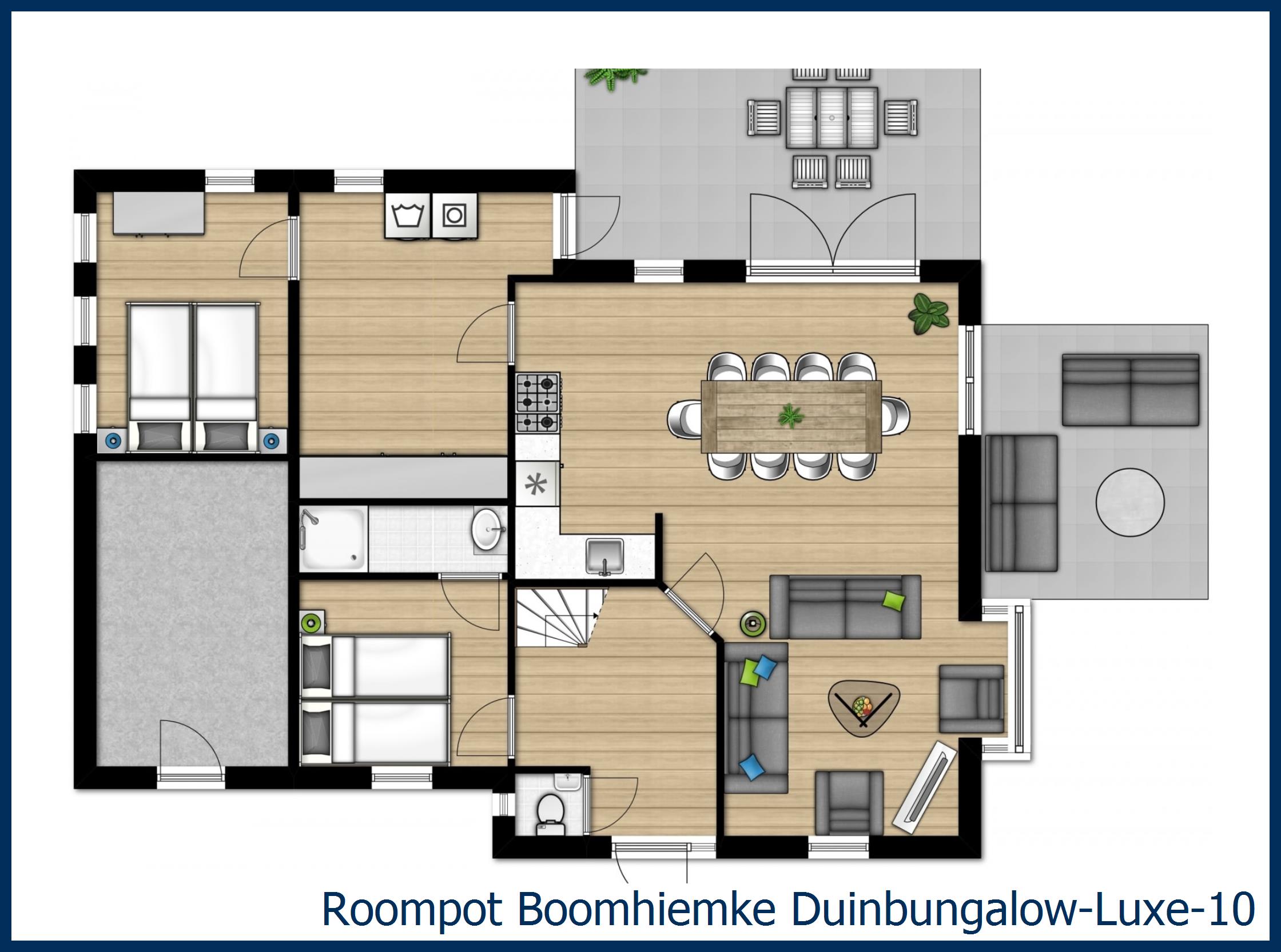 Bungalow Duin-Luxe-10 in Boomhiemke