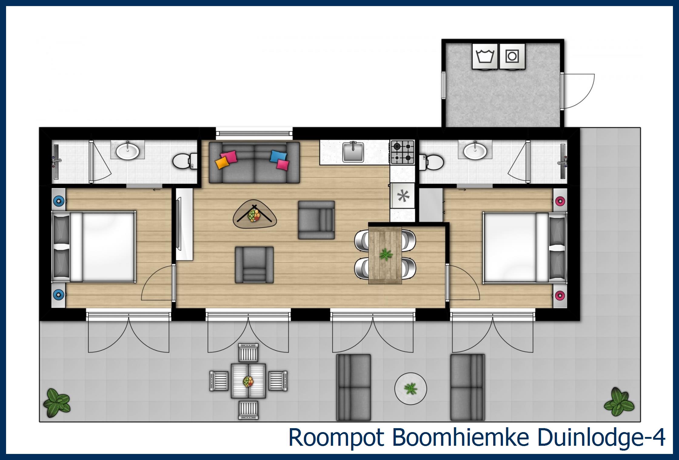 Lodge Duinlodge-4 in Boomhiemke