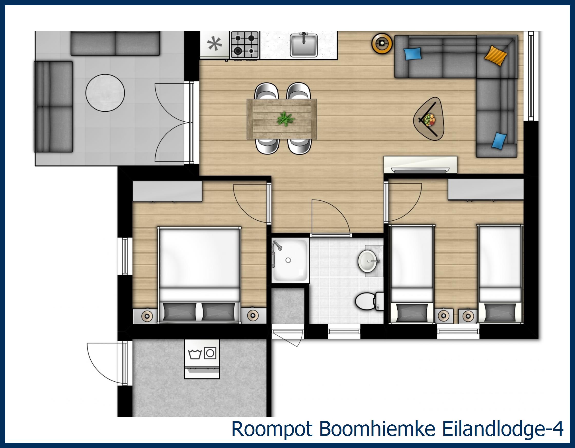 Lodge Eilandlodge-4 in Boomhiemke
