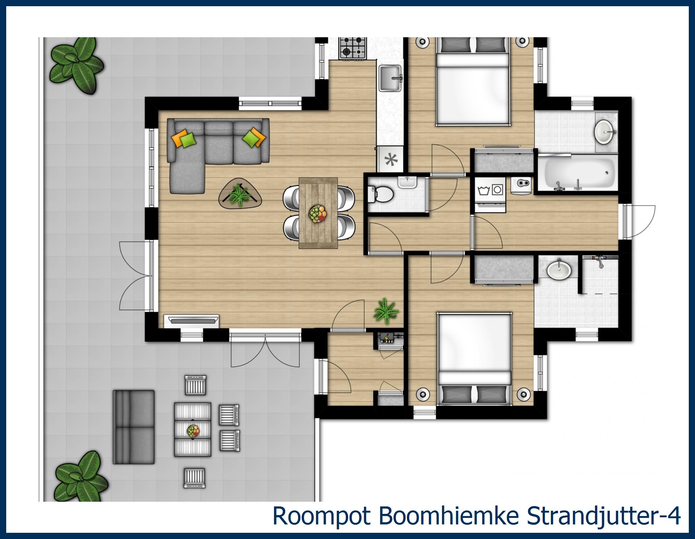 Bungalow Strandjutter-4 in Boomhiemke